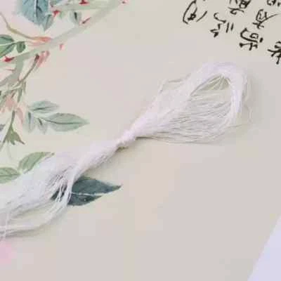 16silk tight twisted water ripple mulberry silk,hand-dyed embroidery silk thread - Image 1 of 4