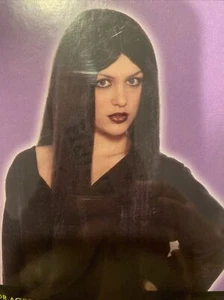 Totally Ghoul Women Flowing Black Witch Wig / New in Package - Picture 1 of 3