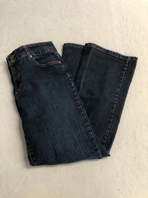 Pantalones de mezclilla BandolinoBlu para mujer 12S azul profundo corte recto Foto 1 de 4