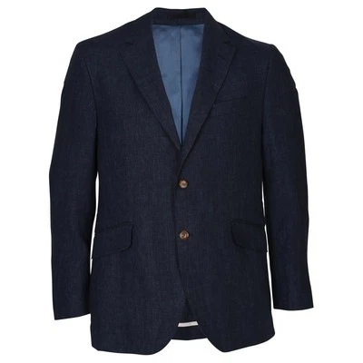 Hackett Delave Chaqueta de Lino, Azul Marino - Imagen 1 de 4