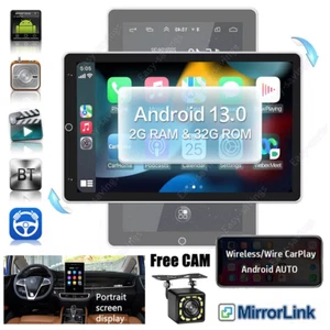 10.1in Touch Screen Android 13 Player Car Stereo Radio GPS Nav WiFi 2Din Carplay - Foto 1 di 24