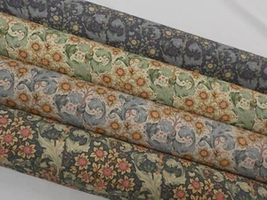 Tela impresa digitalmente peso para muebles de algodón WILLIAM MORRIS ORCHID - Imagen 1 de 11