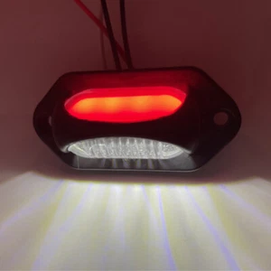 Car Truck Trailer Universal LED License Plate Light Number Plate Lamp 12V 2R2 - Picture 1 of 9