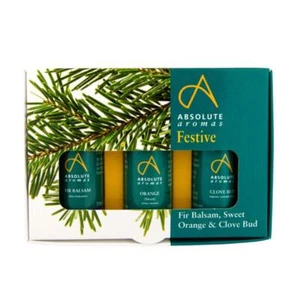 💚 Absolute Aromas Natural Festive Essential Oil Kit Set 3 x 10ml - Bild 1 von 1
