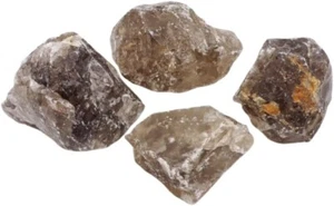 Propiedades curativas de cristal de cuarzo ahumado crudo conexión a tierra aumento de claridad espiritual - Imagen 1 de 4