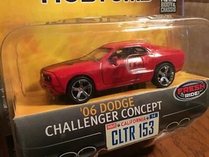 2006 DODGE Challenger concept red big time muscle JADA DUB CITY 1/64th 2005 - Picture 1 of 3