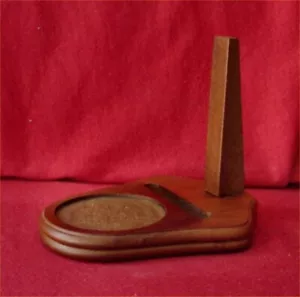 LOT of 2 Wood Cup & Saucer Stands - Picture 1 of 8