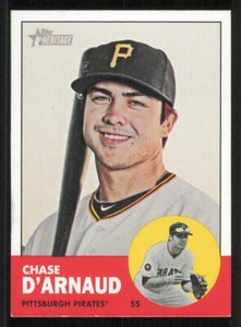 2012 Topps Heritage #323 Chase d'Arnaud