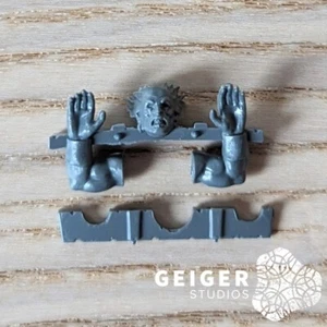 Warhammer Cities of Sigmar Bits | Flagellants | Stockade Head Arms Set - Picture 1 of 2