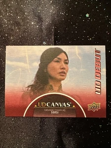 Upper Deck Marvel Serie 2 #C102 Gemma Chan As Sersi From The Eternals UD Lienzo - Imagen 1 de 2