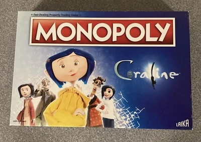 Coraline Monopoly Laika Board Game Complete Hasbro 2019 Rare - Image 1 of 4