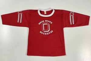 Vintage Ohio State Buckeyes Jersey Sz Youth M Single Stitch Made In USA 80s - Picture 1 of 10