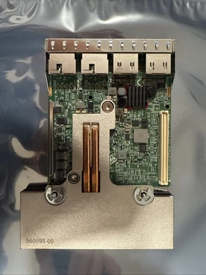 Карта Dell 1224N четырехпортовая 2 порта 1 ГБ и 2 порта 10 ГБ Ethernet для Dell PowerEdge - Изображение 1 из 4