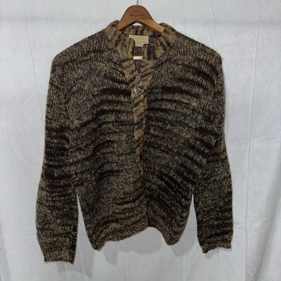 Vintage 1960s Ivyline Boepple Sportswear NYC Mohair Wool 50/50 Cardigan Fits Med - Image 1 of 4
