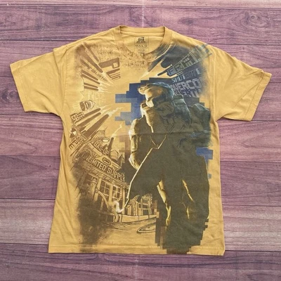 Camisa amarilla Ecko Unltd Versus Halo Xbox 360 2009 para hombre L promoción colaboración rara Y2K Foto 1 de 4
