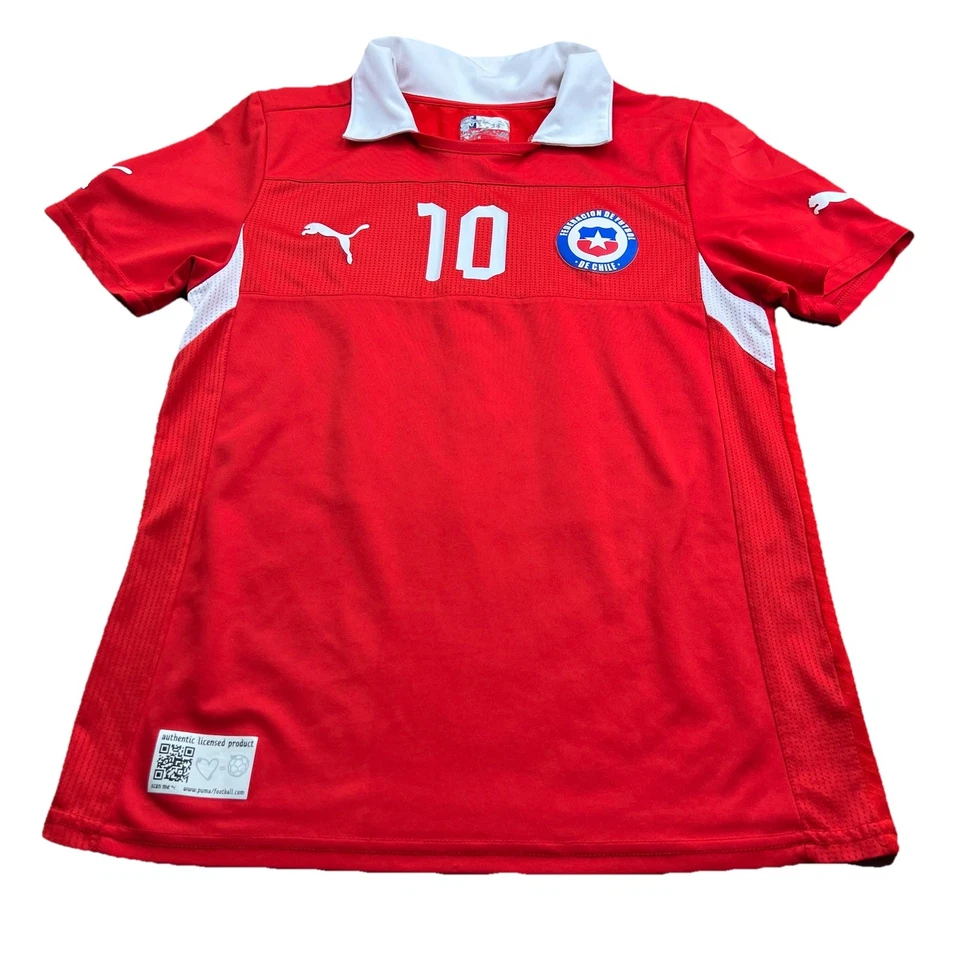 Chile Soccer Jersey  Puma 2012 National Team Football Shirt Medium #10 Aranguiz - Image 1 of 4