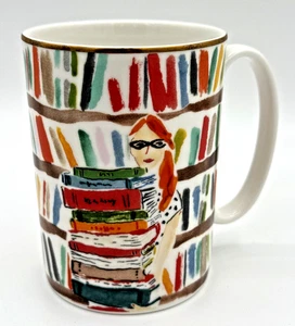 Kate Spade New York Lenox Illustrated Collection Bibliothek Bücher Tasse - Bild 1 von 8