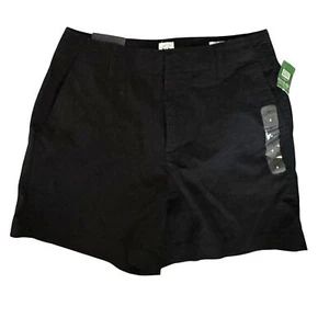 Gap Downtown Khaki Black Stretchy 5" Inseam with Pockets Chino Shorts Size 4 NWT - Imagen 1 de 6