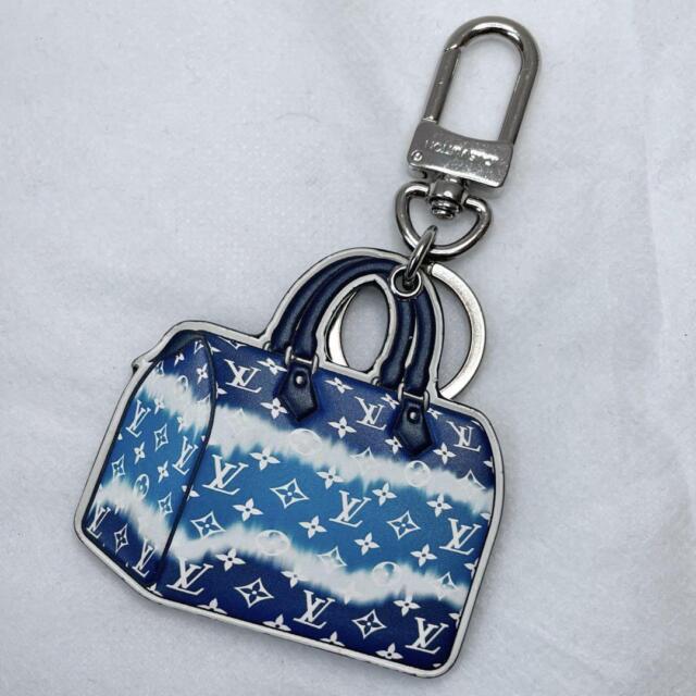 Louis Vuitton Silver & Blue Monogram Escale Speedy Bag Charm