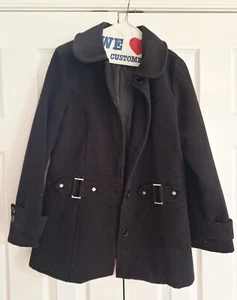 BCX GIRL Size Extra Large XL BLACK JACKET Dress Coat - Picture 1 of 6