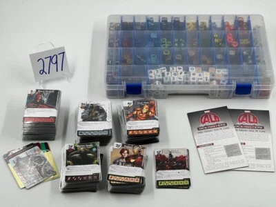 Dice Masters: Age of Ultron большой лот игральных карт правила и многое другое все раритеты - Изображение 1 из 4