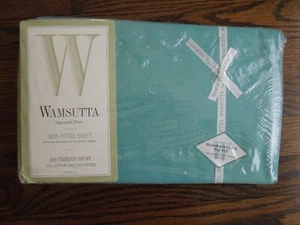 WAMSUTTA SUPERCALE PLUS 200CT TWIN FITTED SHEET UP TO13" NEW - Picture 1 of 2