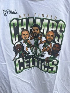 Boston Celtics 2024 NBA Finals Champions Caricature T Shirt New With Tags Large - Picture 1 of 4