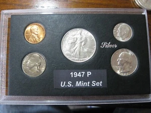 1947 P US Mint Set Brilliant Uncirculated! - Picture 1 of 12