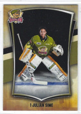 2016-17 North Bay Battalion (OHL) Julian Sime (goalie)