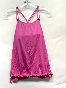 Lululemon Tank Top Size 2-4 Pink Paradise Make a Move Open Back Criss Cross (F8) - Picture 1 of 7