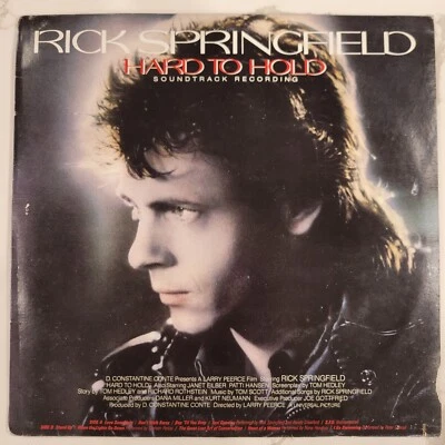 Rick Springfield - Hard To Hold Soundtrack Vinyl LP - 1984- RCA Victor ABL1-4935 - Image 1 of 4