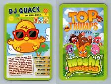 DJ Quack - Moshi Monsters 2010 Top Trumps Specials Card