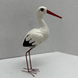 Vintage Federal German Republic 8.75" Spun Cotton Stork - Picture 1 of 7