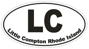 Little Compton Rhode Island Oval Autoaufkleber oder Helmaufkleber D1520 Euro - Bild 1 von 1