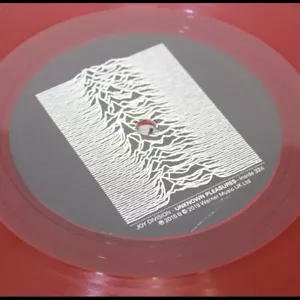 UNKNOWN PLEASURES by Joy Division (Ltd Ed 40th Anniv Ruby Red LP Vinyl UK P&P) - Picture 1 of 8