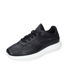 Men's shoes STOKTON 8 (EU 42) sneakers black leather EX51-42