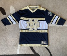 Notre Dame Fighting Irish Jersey Vintage Colosseum Athletics Kids Medium 12-14