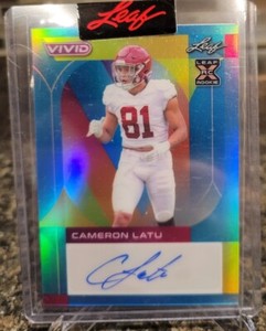 2023 Leaf Vivid Rookie Cameron Latu