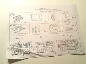 Montgomery Wards RV Dish Rack 20", 2 Metal Racks,Plastic Sides and Trays - Picture 1 of 4