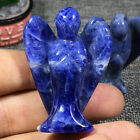 2? Natural Lapis Lazuli Quartz Hand Carved Mini Angel Crystal Healing 1Pc