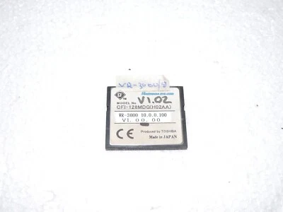 Tarjeta de memoria flash compacta Toshiba Hagiwara SYS-COM modelo no CFI -128MDG (H02AA) Foto 1 de 3
