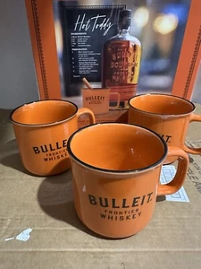 Bulleit Bourbon Frontier Whisky Kaffeebecher 6er Set Tassen Orange Keramik Camping - Bild 1 von 5