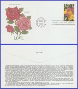 USA5 #2379 U/A ARTMASTER FDC   Love Roses - Picture 1 of 1