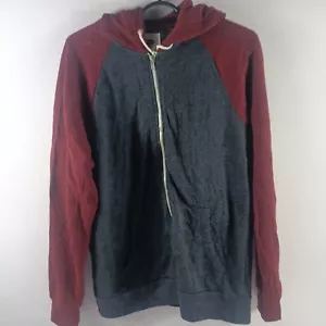 Felpa con cappuccio zip intera Old Navy uomo grigio marrone taglia M - Foto 1 di 5