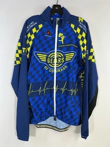 Pactimo Men's 3XL Blue Full-Zip Cycling Jersey Long Sleeve - Picture 1 of 7