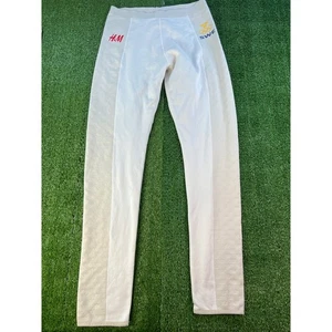 H&M Sweden Olympics Team White Track Sweat Pants Men's Athleisure Medium - Picture 1 of 7