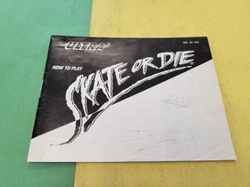 Skate or Die (Nintendo Entertainment System, 1988) NES Authentic Manual Instruct