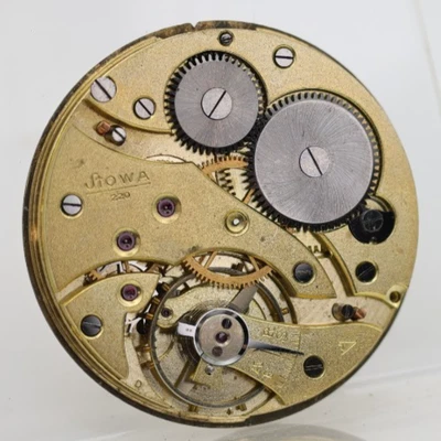 STOWA CAL. 220 POCKET WATCH MOVEMENT SWISS 42.67mm FOR REPAIR  (CN) - Image 1 of 4