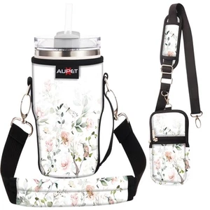 Water Bottle Holder Carrier Bag for Stanley Yeti 14 20 30 oz Tumbler Flowstat... - Picture 1 of 7