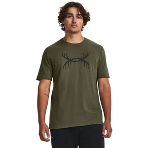 Under Armour 1366017 Men's UA Antler Logo Hunting Graphic Athletic Tee T-Shirt - Picture 1 of 8
